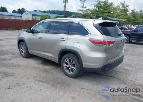 2015 Toyota Highlander Xle V6 из США, поврежденный, VIN 5TDJKRFH4FS093904
